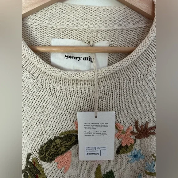 NWT Story mfg “inner peace” twinsun rollneck - Picture 3 of 4